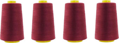 Mandala Crafts 4 Pack of Serger Threads Cones Spools by MandalaCrafts
