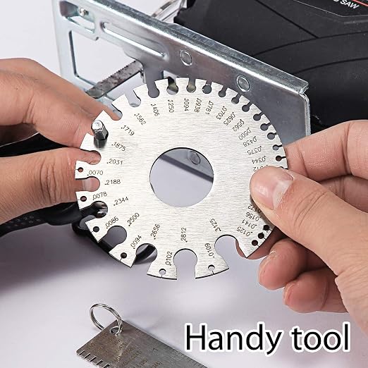 ZeeDix 4 Pcs Stainless Steel Metal Sheets Welding Thickness Gauge- Wire Gauge - Image 5