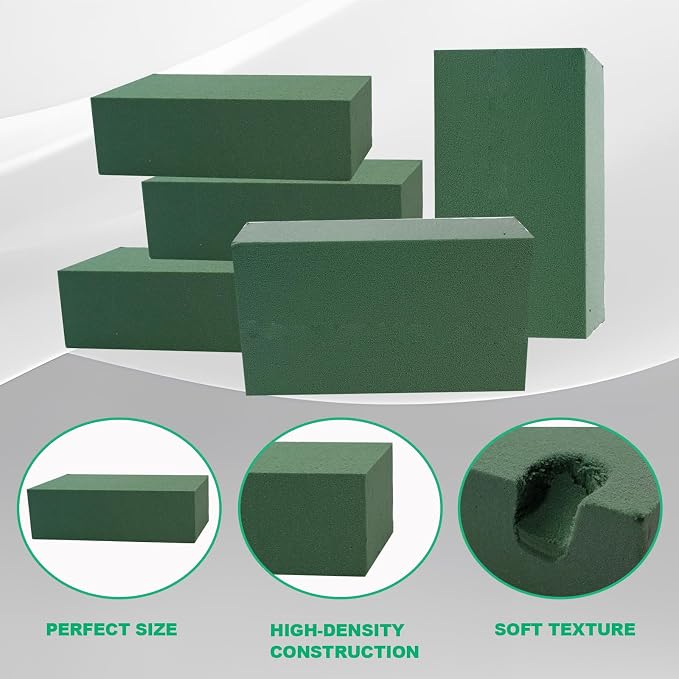 TANEMUDO 36 Packs Floral Foam Blocks Wet & Dry - Image 4