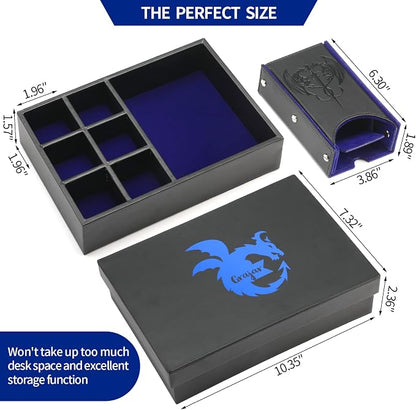 3 in 1 Dice Tray with Lid, Portable Dice Box Storage - Image 4