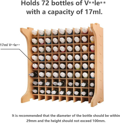 Large Capacity Plastic Model Tool Storage Paint Rack - Image 2