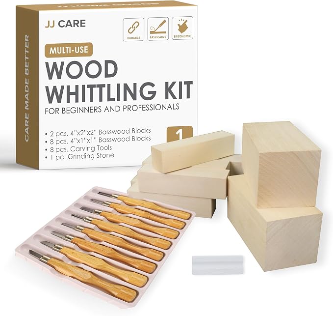 JJ CARE Wood Carving Kit by JJCARE