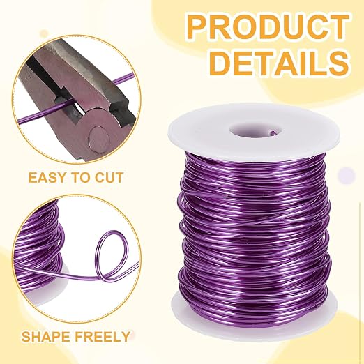 uxcell 12 Gauge / 2mm Anodized Aluminum Wire - Image 3