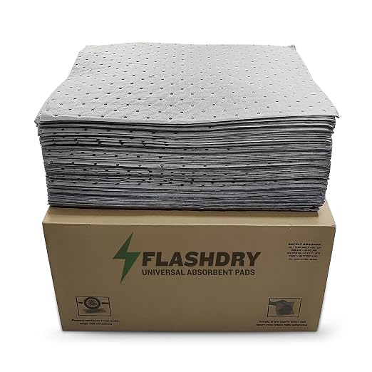 FlashDry - Universal Spill Absorbent Pads | 17.5” x 13.5” x 2mm Oil and All - Image 5