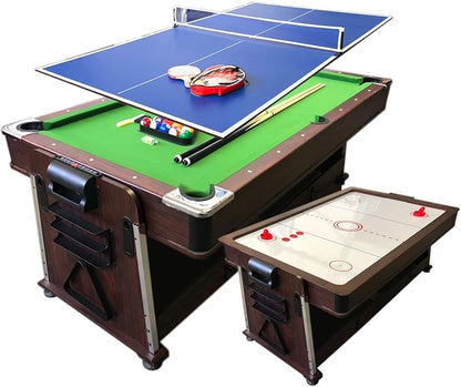 7ft Pool Table air Hockey 3 in 1 Pool Table by Unknown