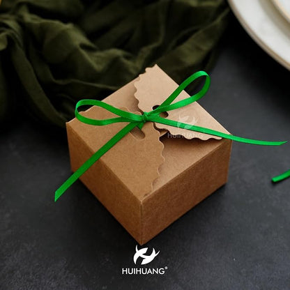 HUIHUANG Thin Green Satin Ribbon - Image 6
