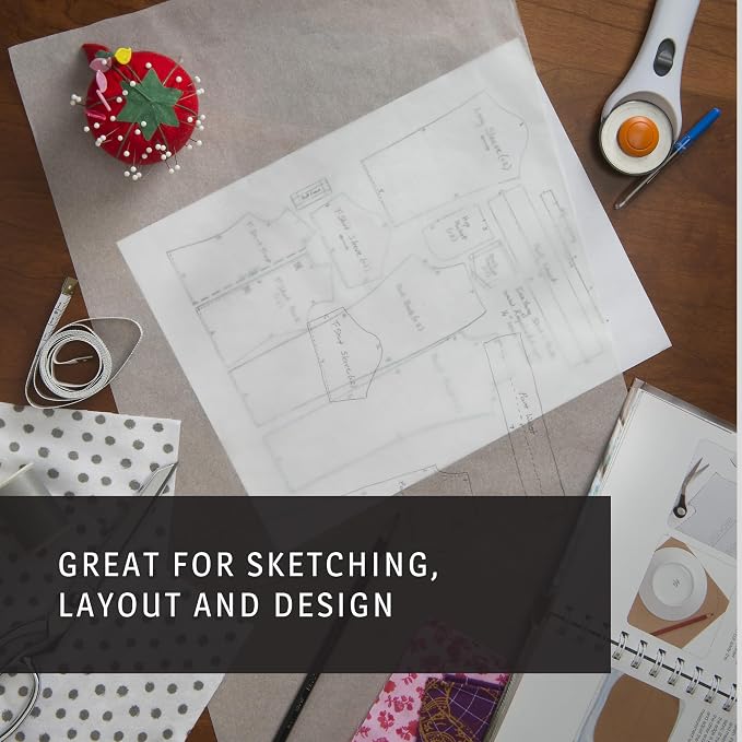 Bienfang Sketching & Tracing Paper Roll, 36 Inches x 50 Yards - Image 5