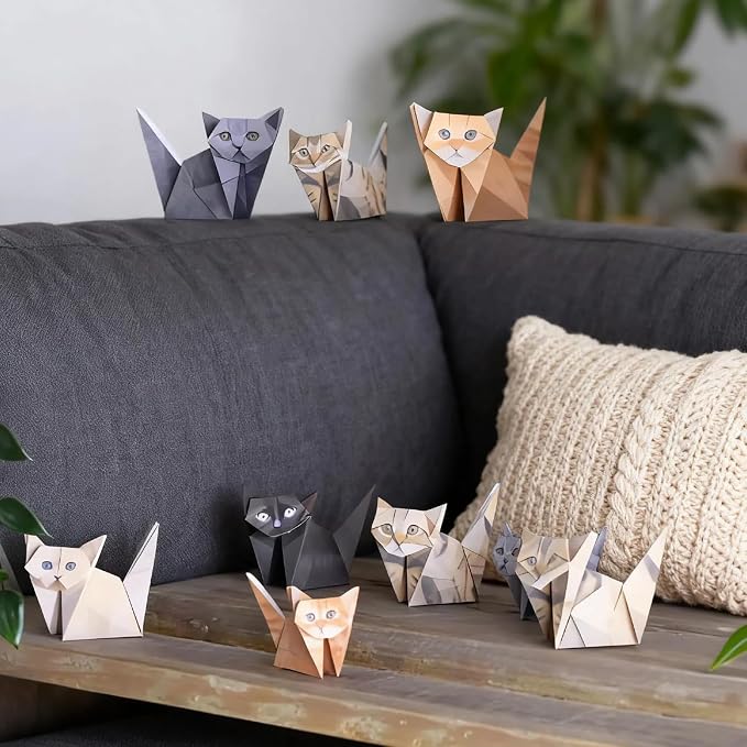 DIY Origami Paper Cats - Image 9