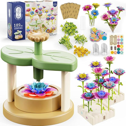Toys for Girls 3 4 5 6 7 8 9 10 Years Old, Fabric Flower Bouquets for Girls by JKGIFTS-BESTGIFTFORKIDS