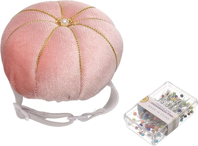 HARFINGTON Wrist Pin Cushion Wristband Sewing Pincushion Polyester Pin Holder by HARFINGTON