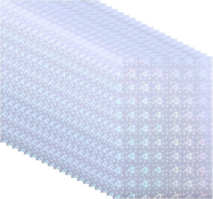 PATIKIL 8.3x5.8" Holographic Sticker Paper, 20Sheets A5 Polypropylene by PATIKIL