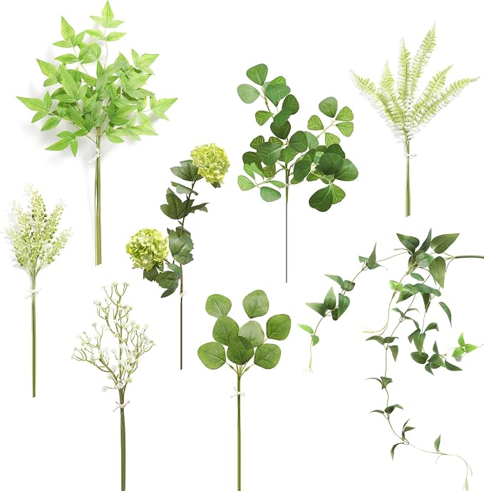 Serra Flora Artificial Greenery Stems Box Set, by SerraFlora