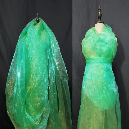 Two-Tone Iridescent Holographic Organza Fabric - Image 2
