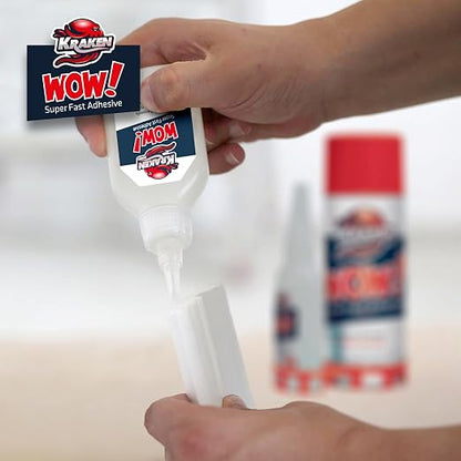 Kraken Bond Wow! CA Glue with Spray Adhesive Activator - Image 8