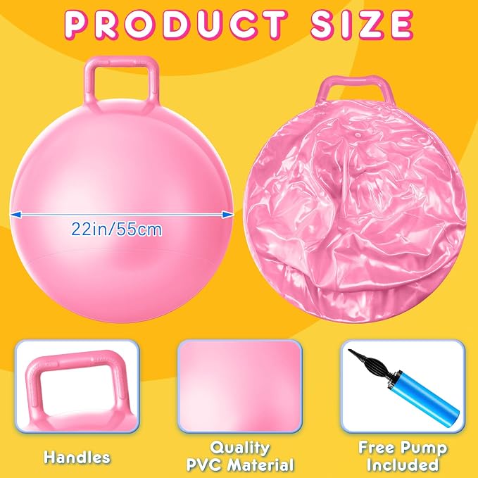 Lewtemi 3 Pcs 22 Inch Bouncing Ball - Image 2