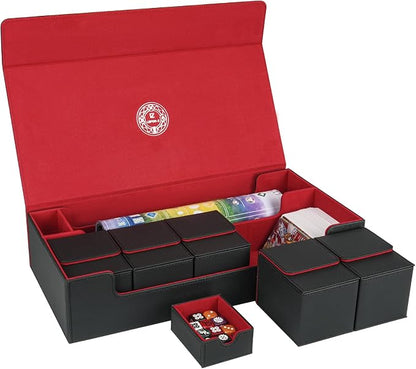 6 in1 Card Deck Box Set, X-Large Premium Trading Card Storage Case by LEFOR%C2%B7Z