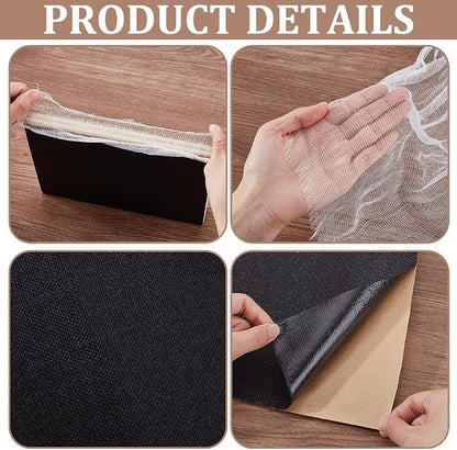 AHANDMAKER Book Binding Kits Include 20Pcs 6"x9" Chipboards Black 19.5"x58.3" - Image 3