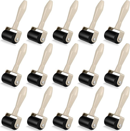 Frienda 15 Pcs Rubber Brayer Rollers 1.9 Inch Rubber Ink Roller by Frienda
