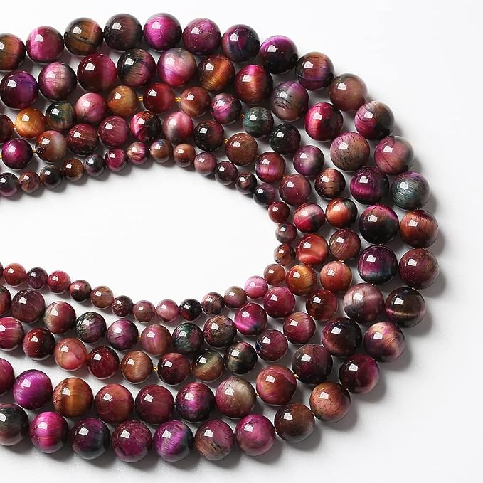 90pcs 4mm Top AAA Natural Tiger Eye Beads - Image 2
