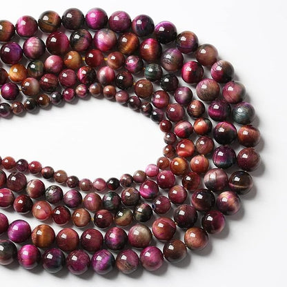 61pcs 6mm Top AAA Natural Tiger Eye Beads by NaturalStoneBeads