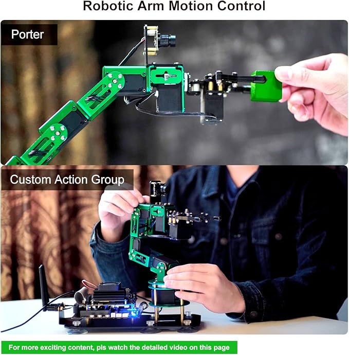 Yahboom Robot Arm for Jetson Nano 4GB 6-DOF AI Robotic Hand for Adults App - Image 7