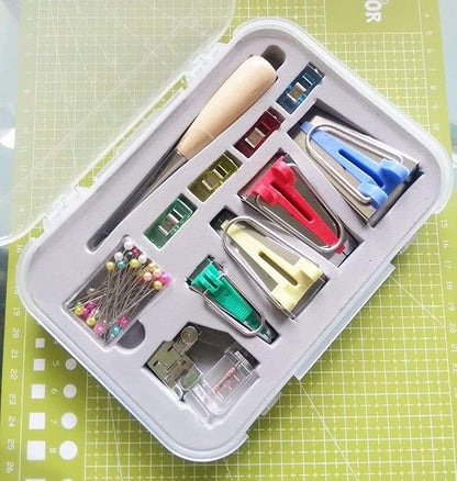 YICBOR Bias Tape Maker 6mm 12mm 18mm 25mm Fabric Bias Binding Maker by YICBOR