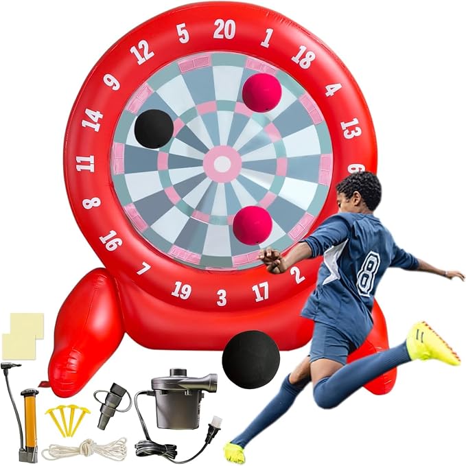 6Ft Tall Giant Kick Darts Games Inflatable Giant Kick Darts Games, Jumbo by SCARIU