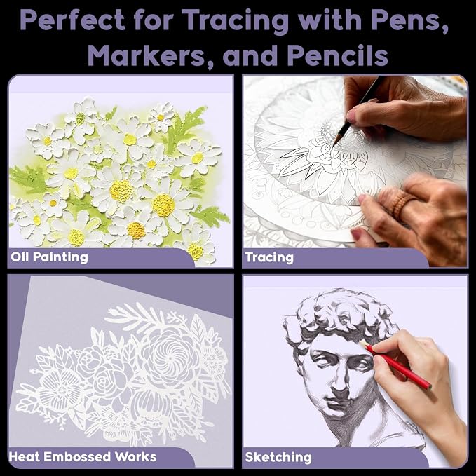 Vellum Paper 8.5 x 11 Translucent Printable, 100 Sheet（100gsm/68lb Vellum - Image 6