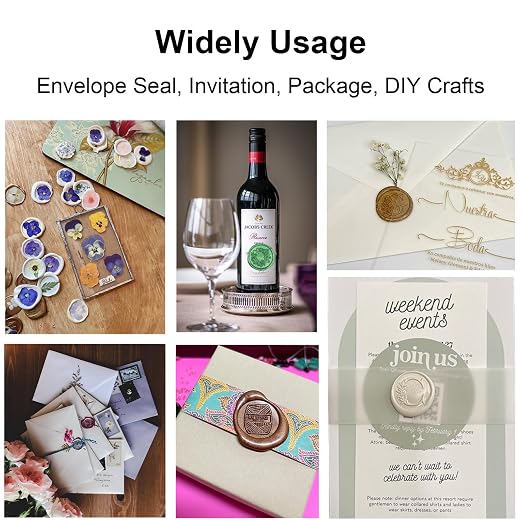 Lilac Purple Wax Seal Sticks 26pcs, Andotopee Glue Gun Wax Seal Sticks - Image 8