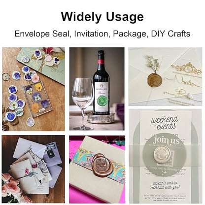 Lilac Purple Wax Seal Sticks 26pcs, Andotopee Glue Gun Wax Seal Sticks - Image 8