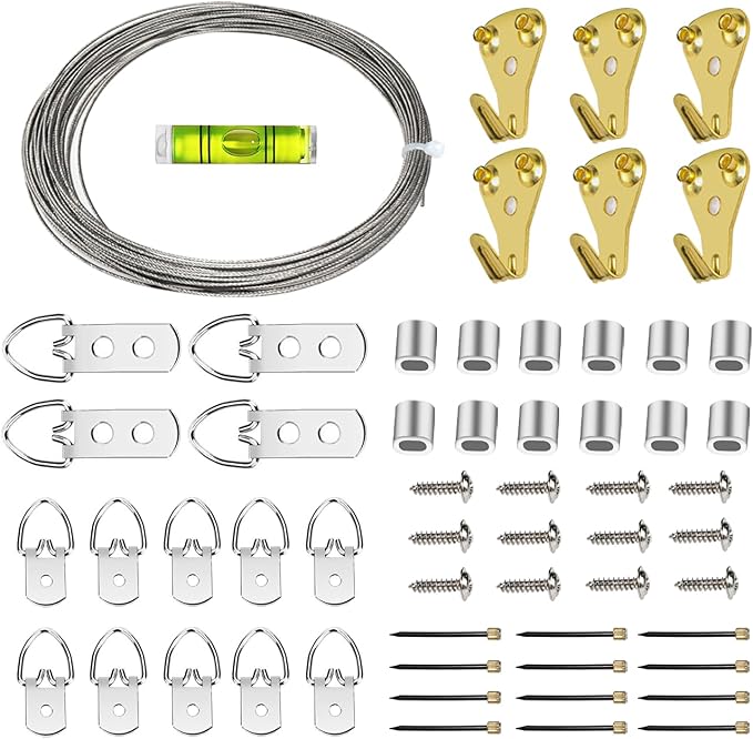 SDTC Tech Picture Wire Hanging Kit Supports Up to 40lbs by SDTCTech