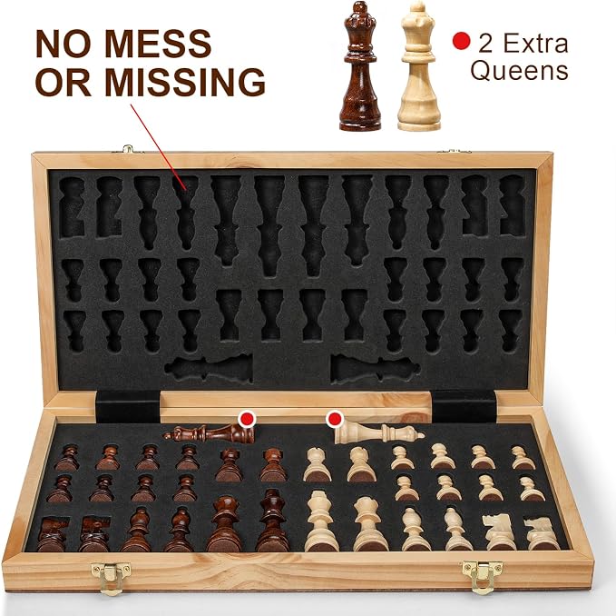 12 Inch Portable Travel Chess Set - Image 4