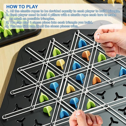 Chain Triangle Chess Game, Geometric Chess Game, Board Games - Image 3
