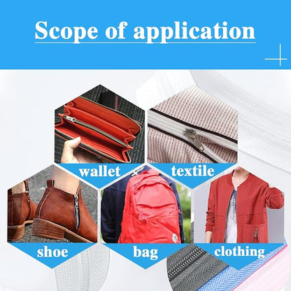 Sawoake 10 Yards Bulk Zipper, Replacement Sewing Zipper - Image 5