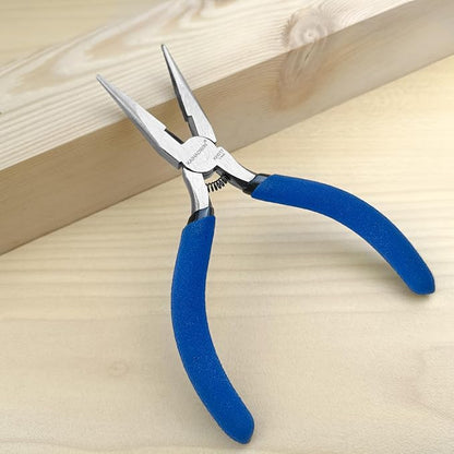 KAIHAOWIN Mini Needle Nose Pliers 5"-5 Pack KAIHAOWIN Small Long Nose Pliers - Image 8