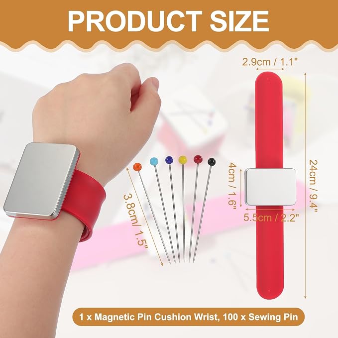 PATIKIL Magnetic Wrist Pin Cushions - Image 2