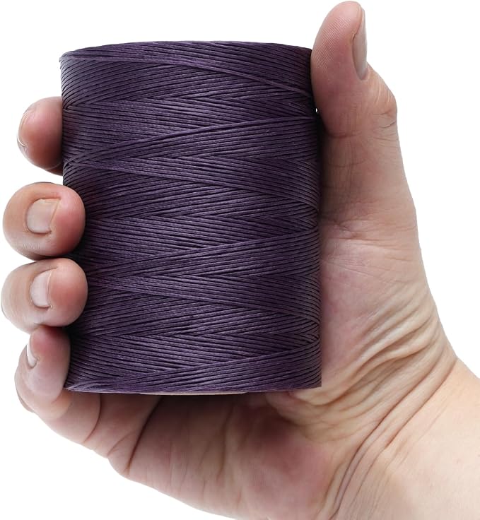 Waxed Thread, 852Yards 150D 0.8mm Flat Polyester Wax Thread - Image 3