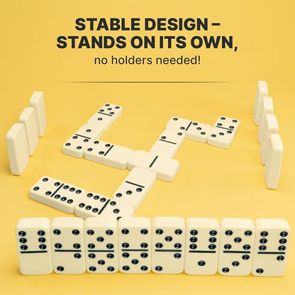 Mega Large 3" Dominoes Set for Adults and Kids – Dominoes Double 6 Classic - Image 8