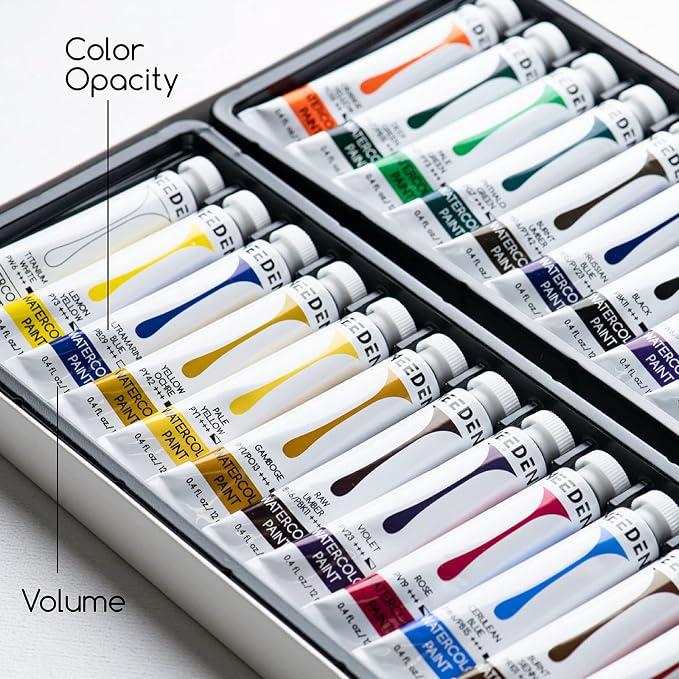 MEEDEN Watercolor Paint Tubes Set - Image 3