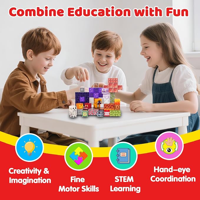 Magnetic Blocks, Stacking Magnets - Image 6