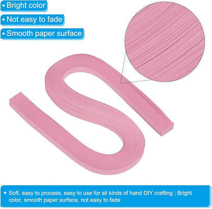 PATIKIL 360pcs Quilling Paper Strips Paper Flowers Quilling Kits 3/8" Origami - Image 3