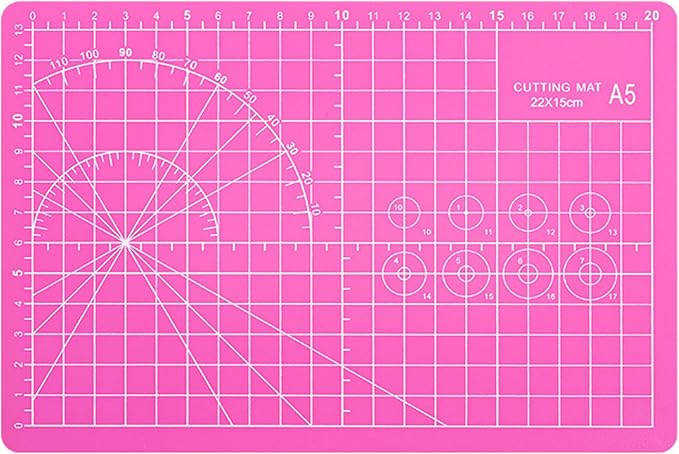 A5 Cutting Mat, Self Healing Sewing Mat, Craft Mat Double Sided 3-Ply Craft by Unknown