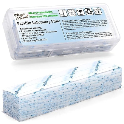 Lab Sealing Film Sheets, 1.2 inches × 4 inches, Pre-Cut Plastic Wrap in Hard by magicphoenix