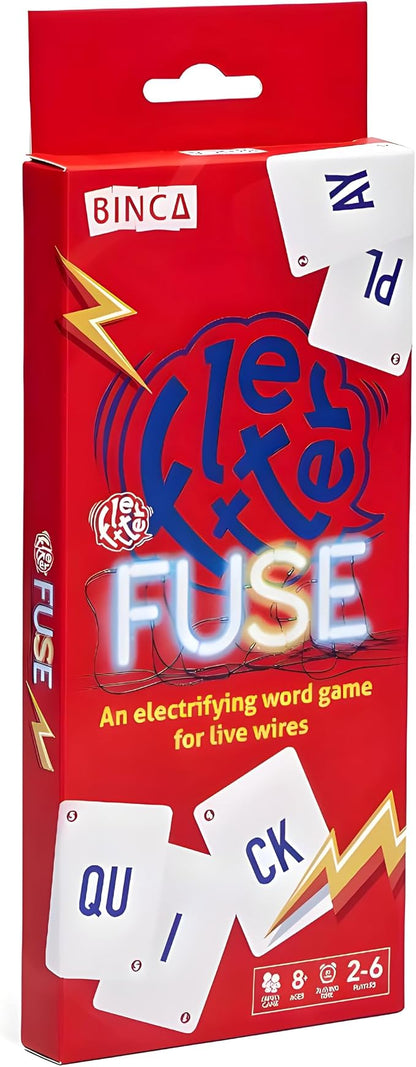 Card Game - Fletter Fuse, Fast-paced Word Game by Binca
