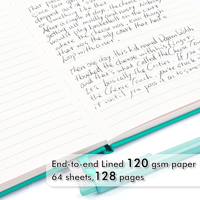 feela 5 Pack Notebooks Journals Bulk, Hardcover Notebook Classic Ruled Lined - Image 3