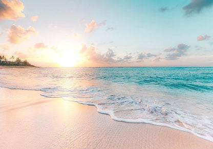 Sunset Wall Murals Romantic Beach Photo Mural Wallpaper Wall Decor Print - Image 2