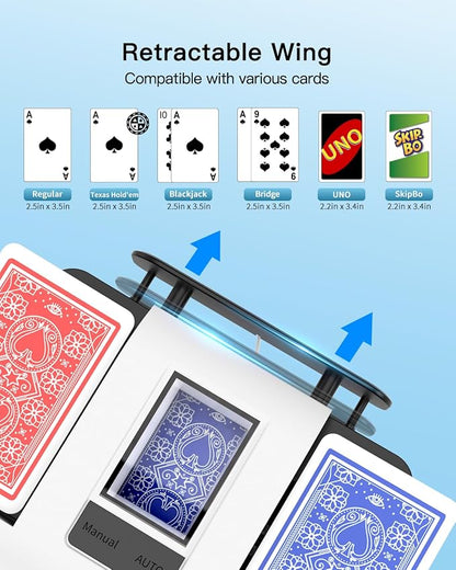 Automatic Card Shuffler, Rechargeable Cards Shuffler Machine - Image 5