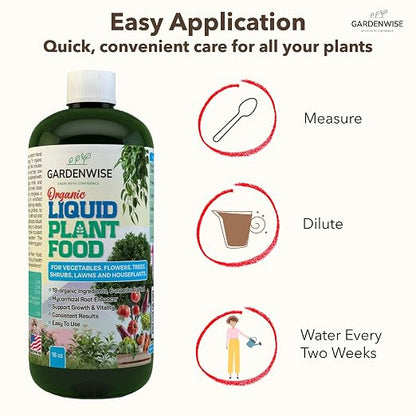 Organic Liquid Plant Food for Indoor Houseplants – All Purpose Fertilizer for - Image 4