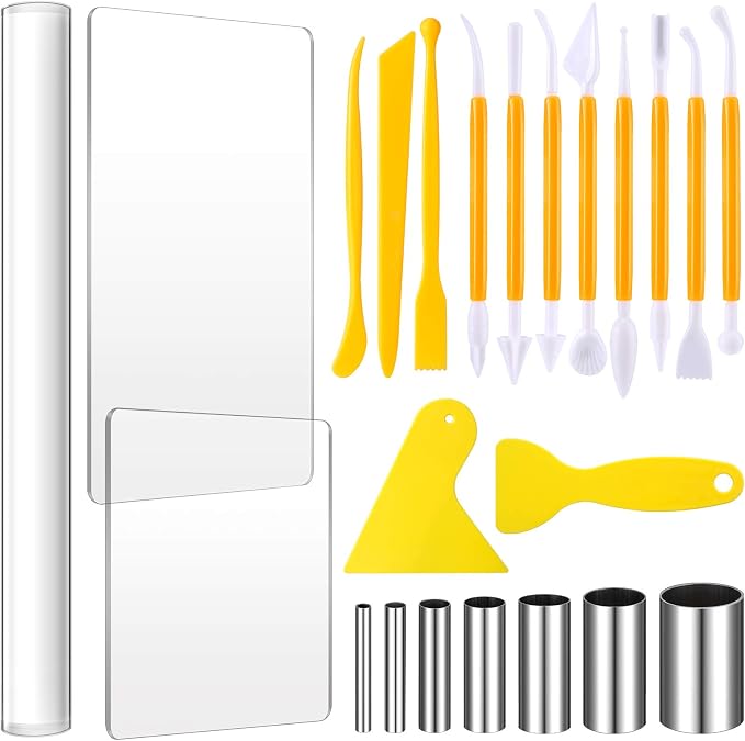 Honoson 24 Pcs Clay Sculpting Tools Kits Polymer Clay Tools DIY Set by Honoson