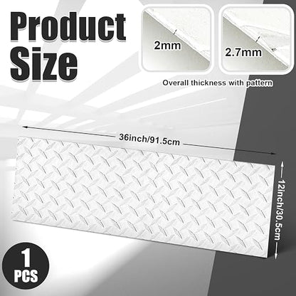 1pcs Diamond Plate Sheet Metal Heavy Duty Tread Aluminum Sheet Diamond Tread - Image 2